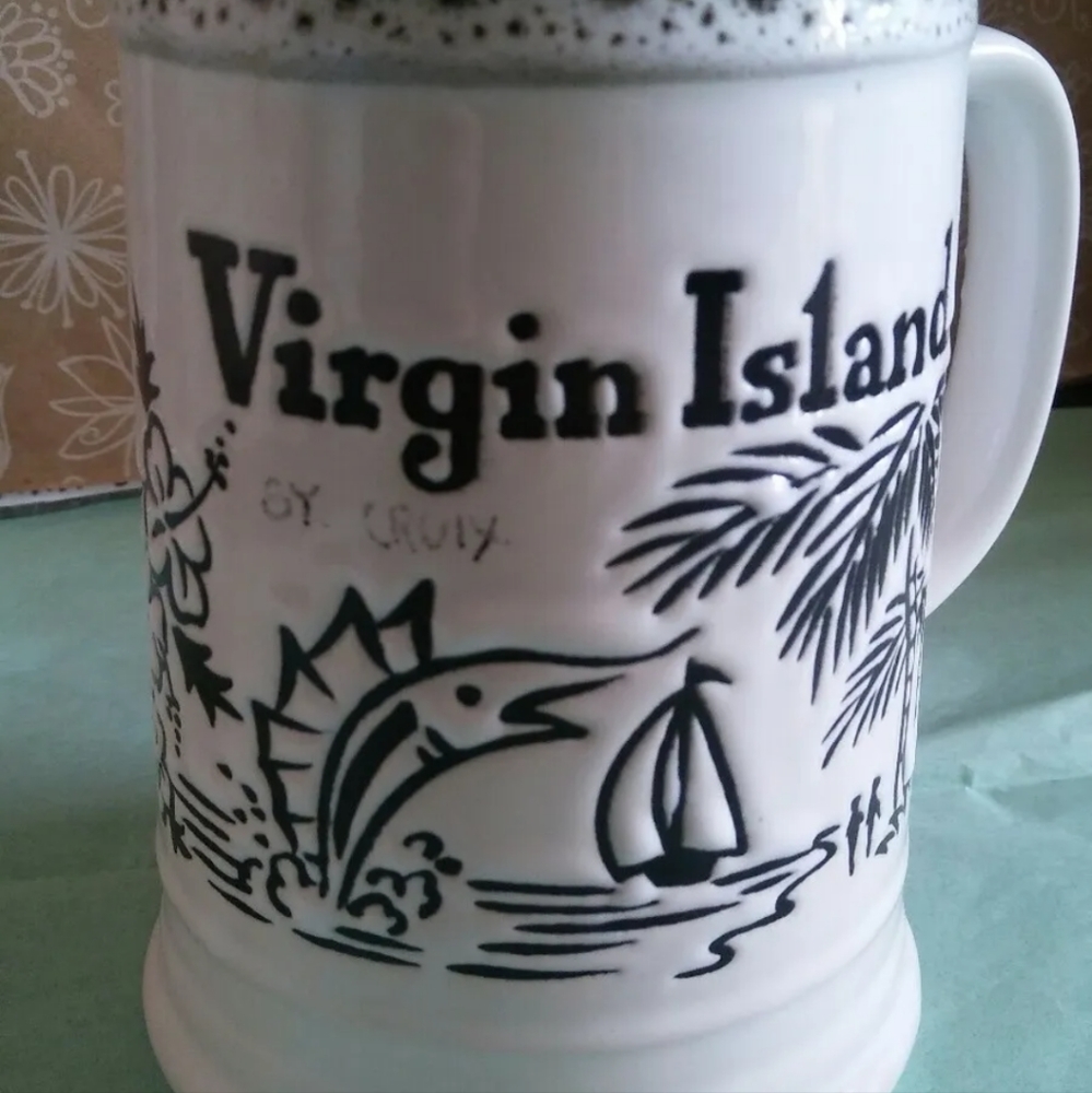 Virgin Island Coffee Mug have signature (Sy croix)